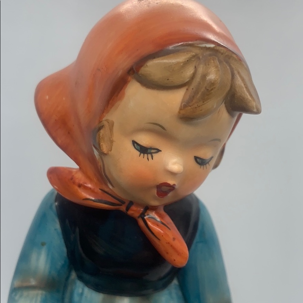 Vintage Erich Stauffer - Little Girl on Stump